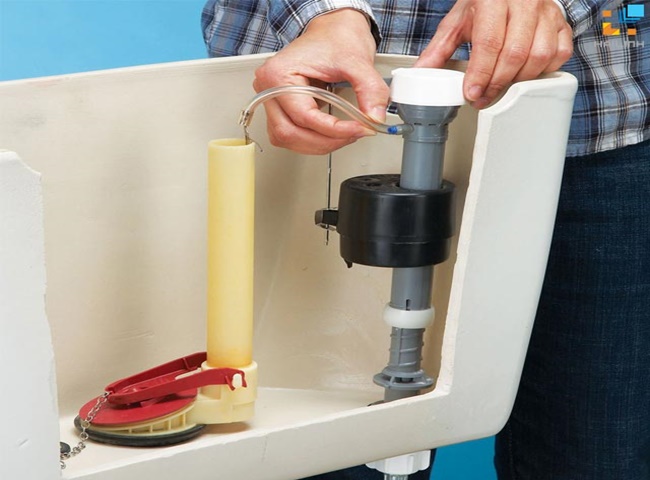 Sửa van xả nước bồn cầu